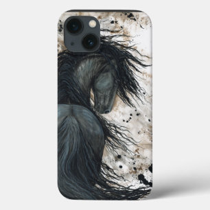 Friesian paard van Bihrle iPhone 6 Hoesje