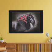 Friesian Portret - Gewikkeld Canvas (Insitu (Woonkamer))