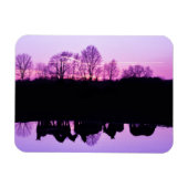 Friesian Reflections at Sunset Magneet (Horizontaal)