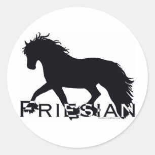 Friesian Ronde Sticker