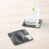 Friesian Stallion Bier Onderzetter (Rechterzijde)