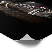 Friesian Stallion Poster (Hoek)