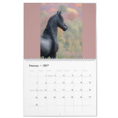 Friesian Stallion Wolfert 467 Sport Kalender (Feb 2027)