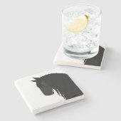 Friesian Stone Onderzetter (Zijkant)