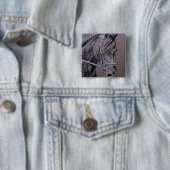 Friesian Vierkante Button 5,1 Cm (In situ)