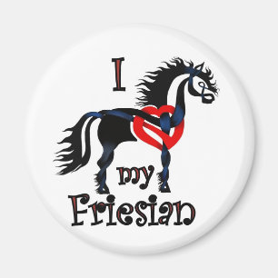 friesisch paard, celtisch ontwerp magneet