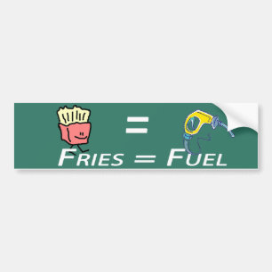 friet = brandstof bumpersticker