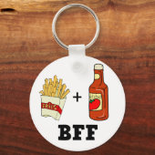 friet en ketchup BFF Sleutelhanger (Voorkant)