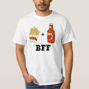 friet en ketchup BFF T-shirt