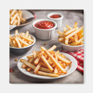 Friet & Ketchup Magneet