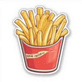 friet sticker (Voorkant)