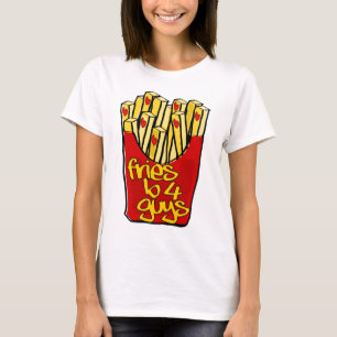 friet voor jongens t-shirt