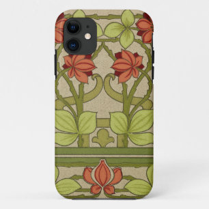 Frieze Border Art Nouveau Floral iPhone 11 Hoesje