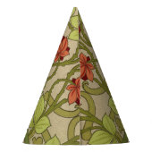 Frieze Border Art Nouveau Floral Feesthoedjes (Achterkant)