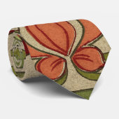 Frieze Border Art Nouveau Floral Stropdas (Opgerold)