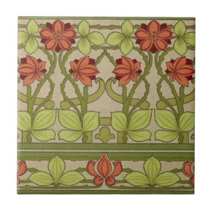 Frieze Border Art Nouveau Floral Tegeltje