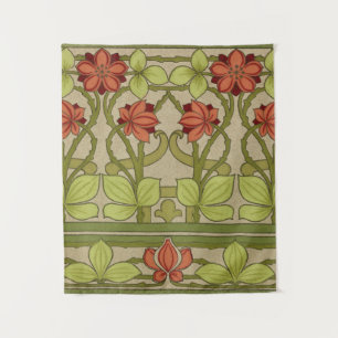 Frieze Border Art Nouveau Floral Wandkleed
