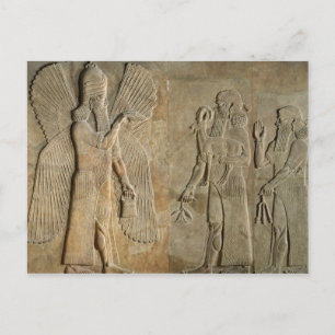 Frieze die een gespleten geest afschildert briefkaart