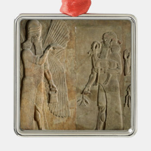 Frieze die een gespleten geest afschildert metalen ornament