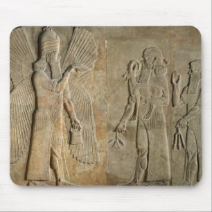 Frieze die een gespleten geest afschildert muismat