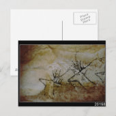 Frieze van herten, c.17000 BC Briefkaart (Voorkant / Achterkant)