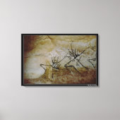 Frieze van herten, c.17000 BC Canvas Afdruk (Voorkant)