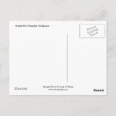 Frigate Bird (Fragata), Galapagos Briefkaart (Achterkant)