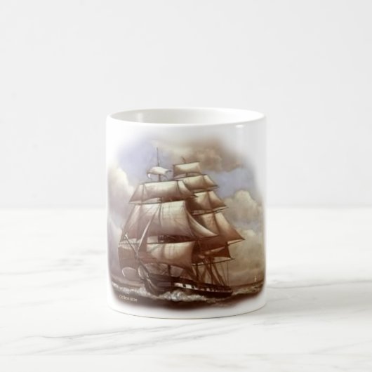 Frigate "Old Ironside" USH-grondwet Koffiemok (Center)
