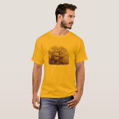 Frigate "Old Ironside" USH-grondwet T-shirt (Voorkant volledig)