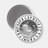 Frigg Rune Shield Magneet (Voorkant / Achterkant)