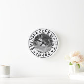 Frigg Rune Shield Ronde Klok (Huis)