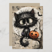 Fright & Delight Halloween Feestdagenkaart (Voorkant / Achterkant)