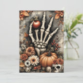 Fright & Delight Halloween Feestdagenkaart (Staand voorkant)