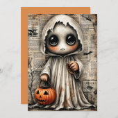 Fright & Delight Halloween Feestdagenkaart (Voorkant / Achterkant)