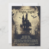Fright Night Halloween Fête Invitation (Devant)