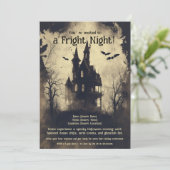 Fright Night Halloween Fête Invitation (Debout devant)