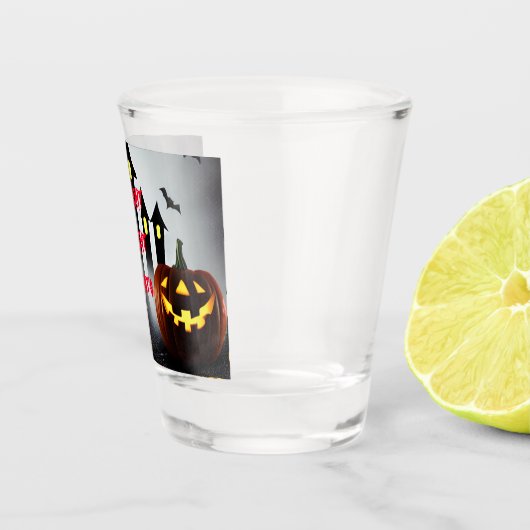 Fright Night Shots Creepy Halloween Pumpkin Shot Glas (Rechts)