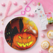 Fright Nights Halloween Party Papieren Bordje (Feest)