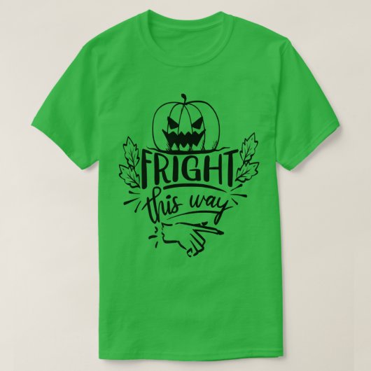 Fright this way Premium T-shirt (Design devant)