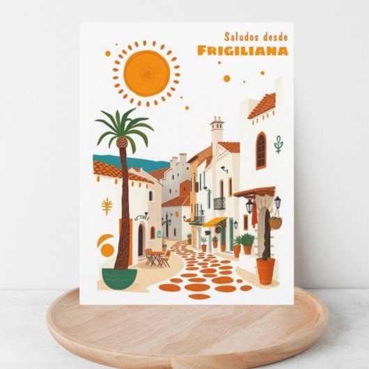 Frigiliana Andalusië Spanje vakantie Briefkaart