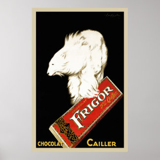 Frigor Chocolate Leonetto Cappiell Vintage Poster