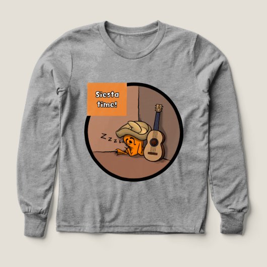 Frijole Frog Siesta Boy's LS Shirt (Voorkant)