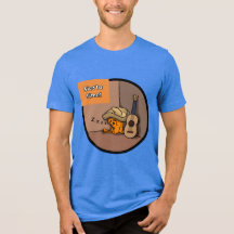 Frijole Frog Siesta Heren Blauwe T-Shirt