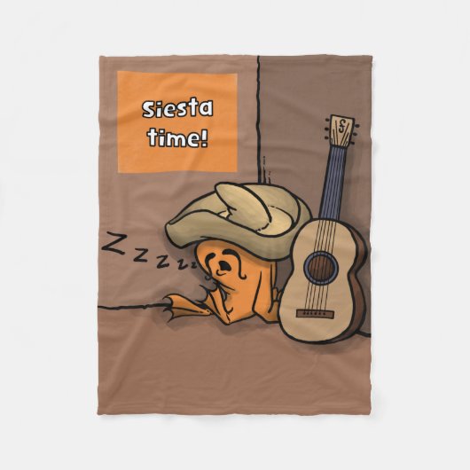 Frijole Frog Siesta Small Blanket Fleece Deken (Voorkant)