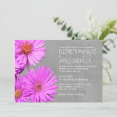 Frikart's Aster Wedding Invitations Kaart (Staand voorkant)