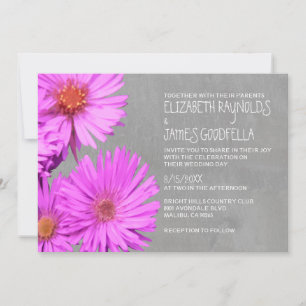 Frikart's Aster Wedding Invitations Kaart