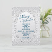 Frilly et Feminine Faire-part de mariage (Debout devant)