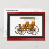 Fringe topped Surrey Briefkaart (Voorkant / Achterkant)