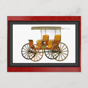 Fringe topped Surrey Briefkaart