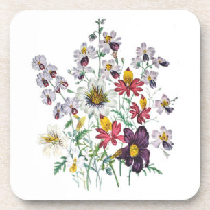 Fringebloemen en Velvet Trumpet Flowers Drankjes Onderzetter
